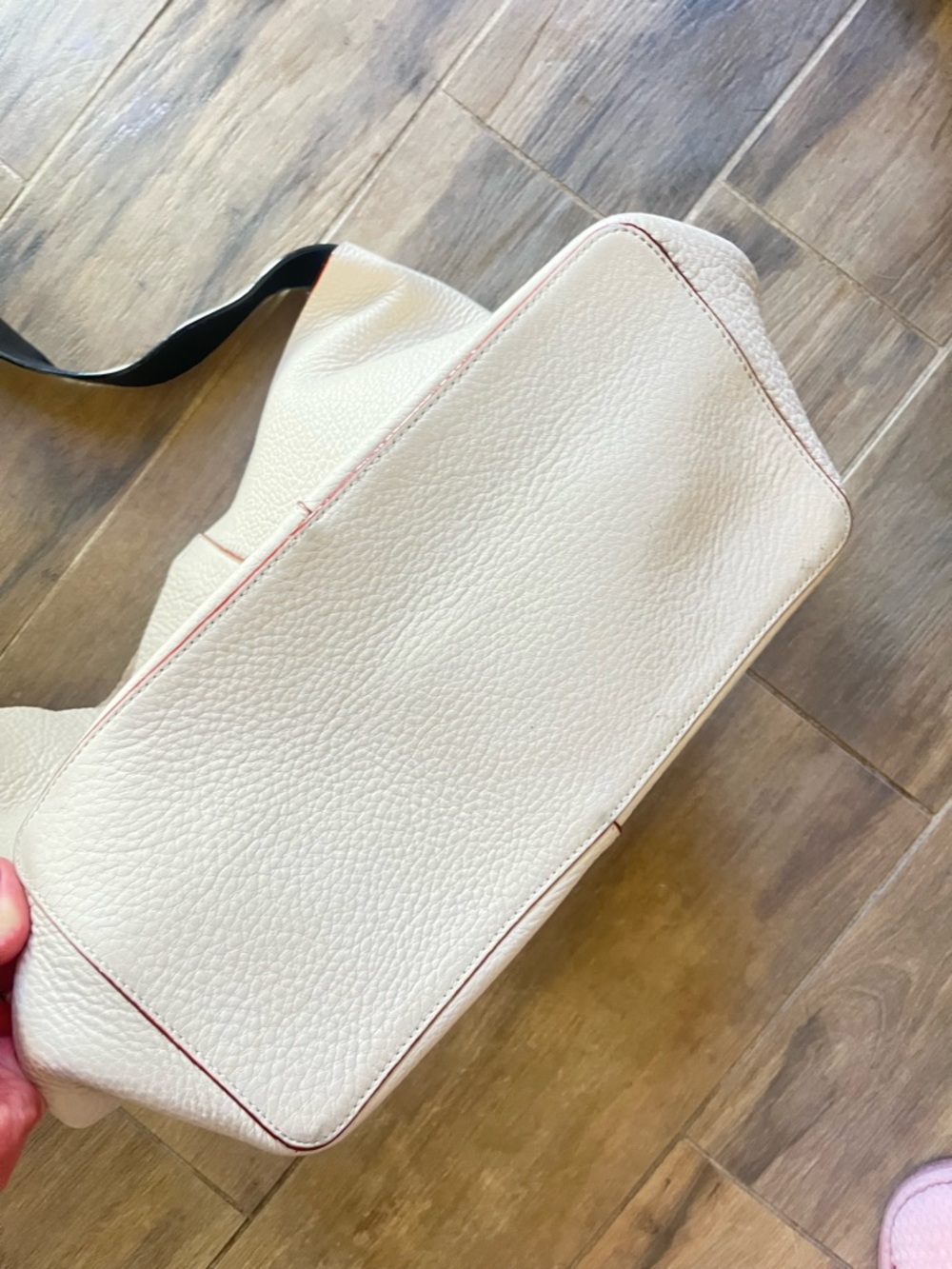 Frances Valentine Cream leather Hobo handbag - Picture 4 of 12
